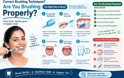 Correct Brushing Techniques: Are You Brushing Your Teeth Properly?
